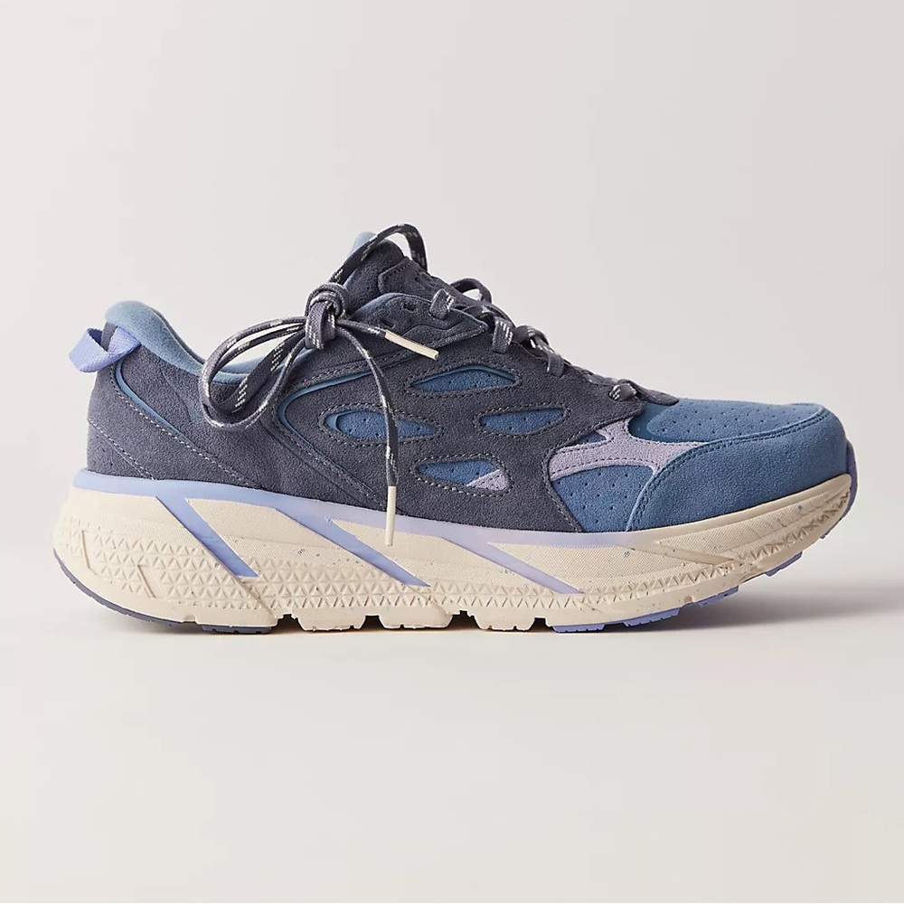 HOKA X FP Movement Clifton L Suede Sneakers